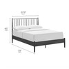 Adair Spindle Metal Full Platform Bed / MOD-7218