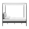 Marlowe 4-Poster Canopy Metal Queen Platform Bed / MOD-7223