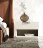Lamod Italia Lago - Modern Faux Travertine Nightstand / VGAC-LAGO-NS