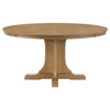 Hartville 60-inch Round Dining Table Natural Light Brown / CS-109460