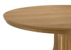 Hartville 60-inch Round Dining Table Natural Light Brown / CS-109460