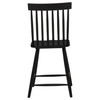 Andrews Windsor Counter Height Dining Side Chair Black (Set of 2) / CS-122509BLK