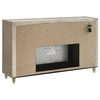 Lorient 8-drawer LED Bedroom Flame Box Dresser Ivory Camel / CS-222663FB