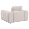 Burnett Chenille Upholstered Accent Chair Ivory / CS-504957