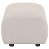 Burnett Chenille Upholstered Ottoman Ivory / CS-504958