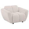 Destino 3-piece Chenille Splayed Arm Sofa Set Greige / CS-509301-S3