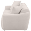 Destino Chenille Upholstered Splayed Arm Sofa Greige / CS-509301