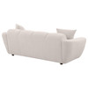 Destino Chenille Upholstered Splayed Arm Sofa Greige / CS-509301