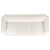 Dorset Fabric Upholstered Round Track Arm Sofa White / CS-509811