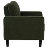 Ruth Fabric Upholstered Track Arm Accent Chair Matcha Green / CS-511216