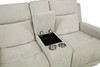 Kennett 2-piece Chenille Power Reclining Sofa Set Ivory / CS-610151P-S2