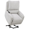 Sylmar Chenille Upholstered Dual Power Lift Recliner Dove Grey / CS-610524PP