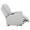 Sylmar Chenille Upholstered Dual Power Lift Recliner Dove Grey / CS-610524PP