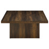 Devar Square Engineered Wood Cocktail Coffee Table Dark Pine / CS-710888