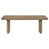 Adina Rectangular Wood Coffee Table Distressed Light Brown / CS-722858