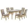 Croyden 7-piece Rectangular Dining Set Weathered Natural / CS-193731-S7