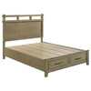 Hazlewood 59-inch Queen Panel Storage Bed Vineyard Oak / CS-207530Q