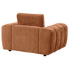 Burnett Chenille Upholstered Accent Chair Burnt Orange / CS-504953