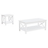 Skyview 2-piece Rectangular Lift Top Coffee Table Set White / CS-722088-S2