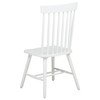 Andrews Windsor Spindle Back Dining Side Chair White (Set of 2) / CS-122502WHT