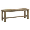 Cardova 51-inch Solid Wood Dining Bench Vineyard Oak / CS-192923
