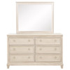 Pembroke 6-drawer Bedroom Dresser with Mirror Washed Oak / CS-215923M