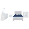 Gracemont 5-piece Eastern King Bedroom Set White / CS-225071KE-S5