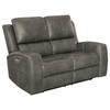 Brickston 2-piece Triple Power Reclining Sofa Set Charcoal / CS-603431PPP-S2
