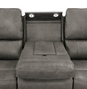 Brickston 2-piece Triple Power Reclining Sofa Set Charcoal / CS-603431PPP-S2