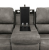 Brickston 2-piece Triple Power Reclining Sofa Set Charcoal / CS-603431PPP-S2