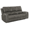 Brickston Triple Power Reclining Sofa Charcoal / CS-603431PPP