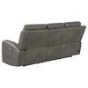 Brickston Triple Power Reclining Sofa Charcoal / CS-603431PPP