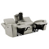 Brickston 3-piece Triple Power Reclining Sofa Set Grey / CS-603434PPP-S3