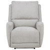 Sylmar Chenille Upholstered Power Recliner Dove Grey / CS-610523P