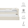Veyla Channel Tufted Boucle Twin Daybed With Trundle / MOD-7235