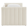 Veyla Channel Tufted Boucle Twin Daybed With Trundle / MOD-7235