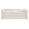 Veyla Channel Tufted Boucle Twin Daybed With Trundle / MOD-7235