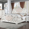 ESPARANZA Cal.King Bed, Pearl White / CM7478WH-CK-BED