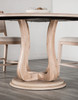 ORBETELLO 54" Round Counter Table, Distressed Natural / FM3601NT-PT