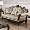 VERACRUZ Loveseat, Dark Cherry/Beige / FM65002BG-LV