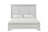 STELLA MIA 5 Pc. Queen Panel Bedroom Set w/ 2Ns / FM70000WH-Q-W-5PC-2N