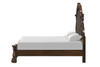 LEOVANNI E.King Uph Bed, Dark Brown / FM70003DB-EK-F-BED