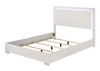 SINISTRA E.King Bed, White / FM7211WH-EK-BED