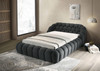 NEWQUAY Queen Bed, Charcoal / FM7260BK-Q-BED