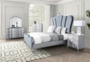 ELEANORA E.King Bed, Silver / FM7416SV-EK-BED
