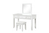 NAUCALPAN Vanity Set w/ Stool / FM7456WH-V-SET