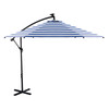 GLAM Cantilever Umbrella, Blue/White / GM-3003BL