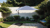 GLAM Cantilever Umbrella, Blue/White / GM-3003BL