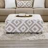 LOUGHLIN Ottoman, Light Brown / SM5193-OT