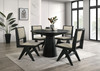 TOTTENHAM 48" Round Dining Table, Black / FM3222BK-RT-48-TABLE